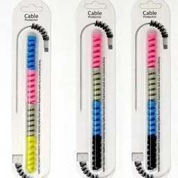 RuHaNest Lightning Charger Spring Saver(12 Pieces) Cable Protector (Multi Color) Cable Protector-image-88
