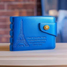 zeph enterprises Men Casual Blue Artificial Leather Wallet-picture-24