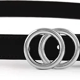 velena Women Casual Black Artificial Leather Belt image 2