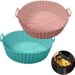 sunpantry Air Fryer Liners I Round Silicone Basket Baking Tray Airfryer Tray-picture-14