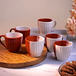 storepedia Pack of 12 Ceramic Tea Cups Set 150ml Coffee Cup & Coffee Mug Set for Home, Office & Kitchen-picture-27