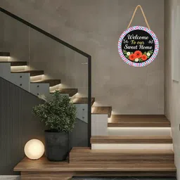 shri khatu shyam creation Door Hanging with Rope | Home Entrance Pack of 2 image 3