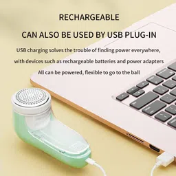 obvie Portable Lint Shaver, Electric Lint Remover, USB Rechargeable Sweater Shaver Lint Roller image 2