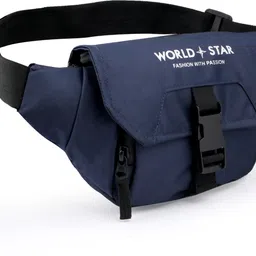 Worldstar Document Money Phone Belt Sport Bag for Men and Women travel waist bag navy Waist Bag for Men Women,Stylish Chest,Fanny Pouch,Belt Sport Bag Hiking,Trekking-image-27