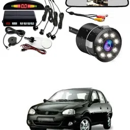 gonama Car Monitor with Reverse Parking Camera and Sensor For Cor-sa Car Monitor with Reverse Parking Camera and Sensor For Cor-sa Parking Sensor image 1