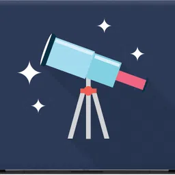 Flipkart SmartBuy telescope Premium LG Vinyl (matte) Reusable Laptop Skin Compatible for 15.6 inch image 1