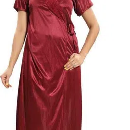 fashonic Women Nighty with Robe image 2