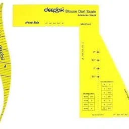 padmavathi enterprises tailoring to mark and shape darts on a blouse, and design armhole sleeve pattern Ruler-picture-23