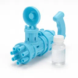 mayaenterprises Electric Bubble Gun Gatling Style | High-Output Bubble Machine for Kids Toy Bubble Maker-picture-19