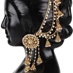 shining diva Original Bahubali Stylish Fancy Party Wear Alloy Jhumki Earring image 2