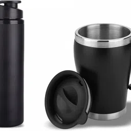 gifmor Premium 9176 Black - A5 Diary, Mug, Bottle, Keychain, Card Holder and Pen Gift Set image 2