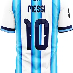 izon Men Printed Round Neck Polyester Multicolor T-Shirt image 3