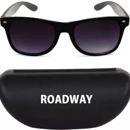 roadway UV Protection Retro Square Sunglasses (Free Size) image 3