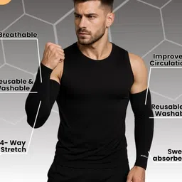 oxenfit Nylon, Polyester Arm Sleeve For Men & Women image 4