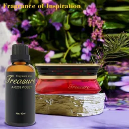 allextreme Treasure Car Perfume Diffuser with Voilet Essential Oil Fragrance Scent Kit Car Freshener Diffuser image 3