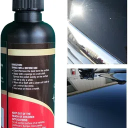 m3care Liquid Car Polish for Metal Parts, Chrome Accent, Bumper, Windscreen, Tyres, Exterior, Leather, Dashboard image 2