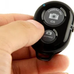 samipna Portable Wireless Bluetooth Selfie/Pictures Clicker Shutter RemoteCamera Remote Control image 3
