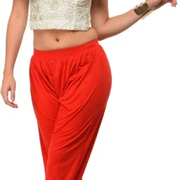 frenchtrendz Solid Cotton Women Harem Pants image 5
