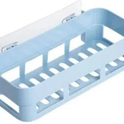 vrdh Self Adhesive Wall Hanging BATHROOM floating Shelf (pack of 2) 1.368 Plastic Wall Shelf image 1