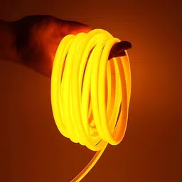 bhagwate 160 LEDs 5 m Yellow Steady String Rice Lights image 3