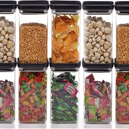 linear Plastic Grocery Container - 1500 ml image 1