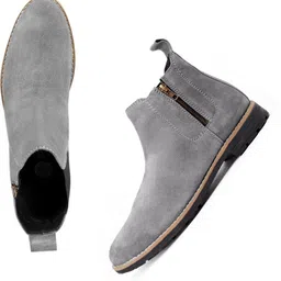 bacca bucci Chelsea High End Urban Fashion BREWSTER Boots Genuine Smooth Leather Suede Boots For Men image 4