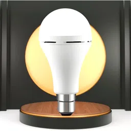 guggu Emergency 9W Inverter LED Bulb with 2000mAh Rechargeable Battery Pack of 1 E174 4 hrs Bulb Emergency Light image 1