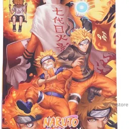 offo Anime:Naruto velvet finish book A5 Notebook Ruled 160 Pages-picture-24