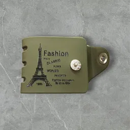 senior Men & Women Trendy Green Artificial Leather RFID Wallet-picture-30