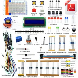 DIY Project 1602 LCD Starter Kit for UNO R3 Mega2560 including Code & Tutorial CD Educational Electronic Hobby Kit-image-6
