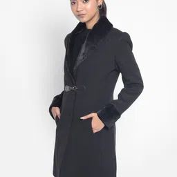 crimsoune club Shell 93% Polyester 5% Rayon 2% Spandex Lining 100% Polyester Solid Coat For Women image 3