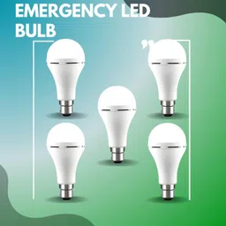 guggu Rechargeable Emergency Bulb Inverter Bulb, 3Hr Battery Backup_Pack of 5 P146 3 hrs Bulb Emergency Light-picture-24