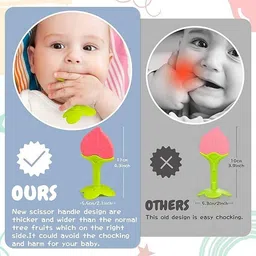 yuvex NEW BORN BABY 2 SPOON BOTTLE, 2 TEETHER, SET-4 MULTICOLOR Feeder image 5