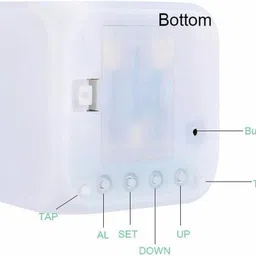 voltegic Digital White Clock image 3