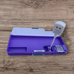 sharu Frozen (Disney Frozen / Elsa & Olaf Series) Features Disney themed artwork with Elsa and Olaf in a magical winter background Art Plastic Pencil Box image 2