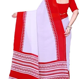 aruna sarees Solid/Plain Daily Wear Georgette Saree image 4