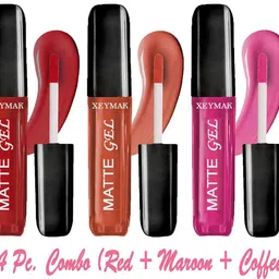 xeymak Liquid Red Edition Non Transfer New Look 4 Pc. set Red Maroon Coffee Rani-picture-29