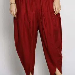 letsdressup Pure Cotton Solid Women ["Maroon"] Salwar-picture-30