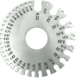 buyohlic SWG Round Gauge Metal Wire sheet Thickness Diameter Gauge Radius Gauge image 2