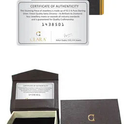 clara Valentina Rhodium Cubic Zirconia Sterling Silver Pendant image 4