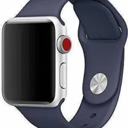 Senix Soft Silicone Sport Strap band for iWatch 38mm/40mm Watch Series 1/2/3/4/5/6 & SE 38 mm Silicone Watch Strap image 2