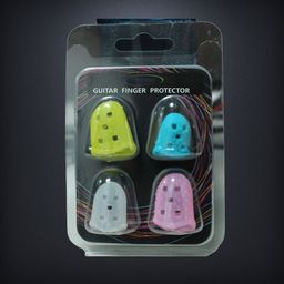 techno Silica Gel Guitar Finger Protector |Soft & Comfortable | Pack of 4| Finger Support-picture-36