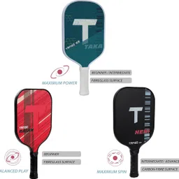 tanso Taka Fiberglass Pickleball Paddle with Free Full Racquet Cover Pickleball Paddle image 5