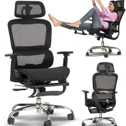 drogo Ergonomic Office Chair/Computer Chair 3D Armrest, 2D Headrest & Lumbar Support Mesh Office Executive Chair-picture-23