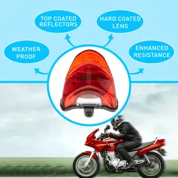 uno minda LED Tail-light for Hero Passion X Pro image 3