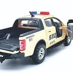 playsphere Plastic Toy Car for Kids (Sheriff With Tow Truck) image 5