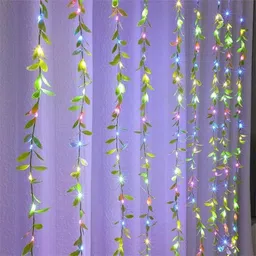 zestrum 108 LEDs 2.5 m Multicolor Steady Leaf Rice Lights image 1