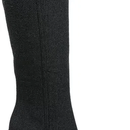 london rag Metallic Cap Toe Denim Boots For Women image 3