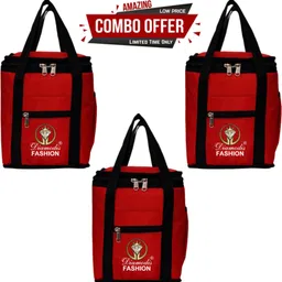 New Trendy All Age Combo Hiquality lunch bag, tiffin Medium sizeuse upto 3 boxes Waterproof Lunch Bag-image-17