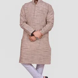 sypher boutique Men Cotton Blend Kurta Pyjama Set image 1